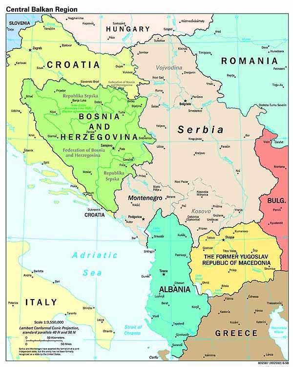 Mapa dos Balcs